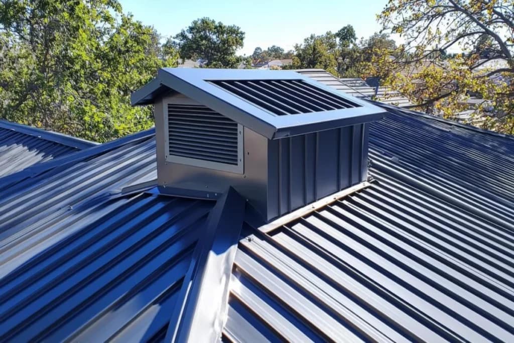Roof maintenance services by Gutter Tune Up near Waukesha County, featuring a well-ventilated roof structure.