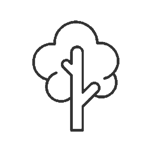 thank you, cropped tree